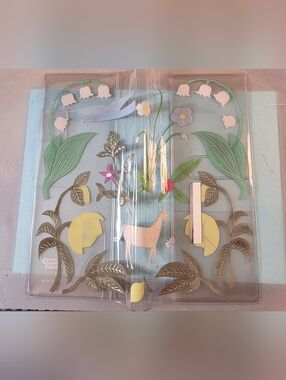 A6 Floral and Horse Clear Cover
